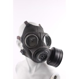 Engelsk/dansk gasmaske med filter